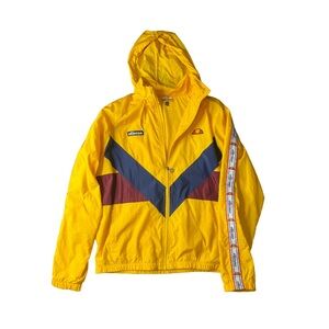 Ellesse Bright Yellow Training Jacket with Logo Detail